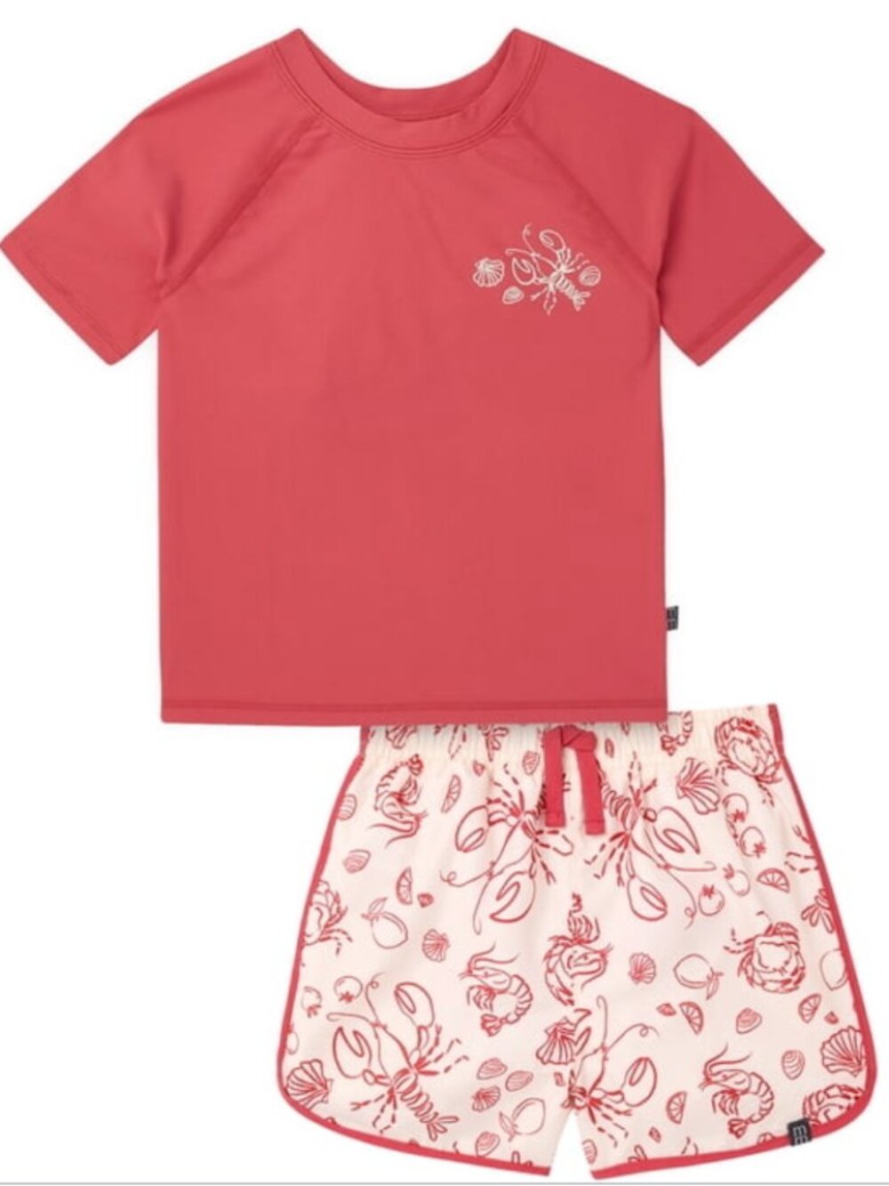 3T Modern Moments Toddler Boy Short Sleeve Rashguard & Swim Shorts